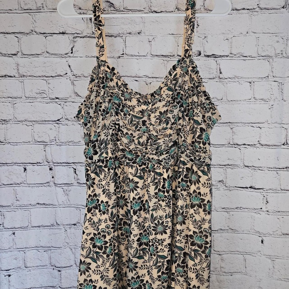 Torrid Size 2 Babydoll Stretch Mesh Shirred Tank Top